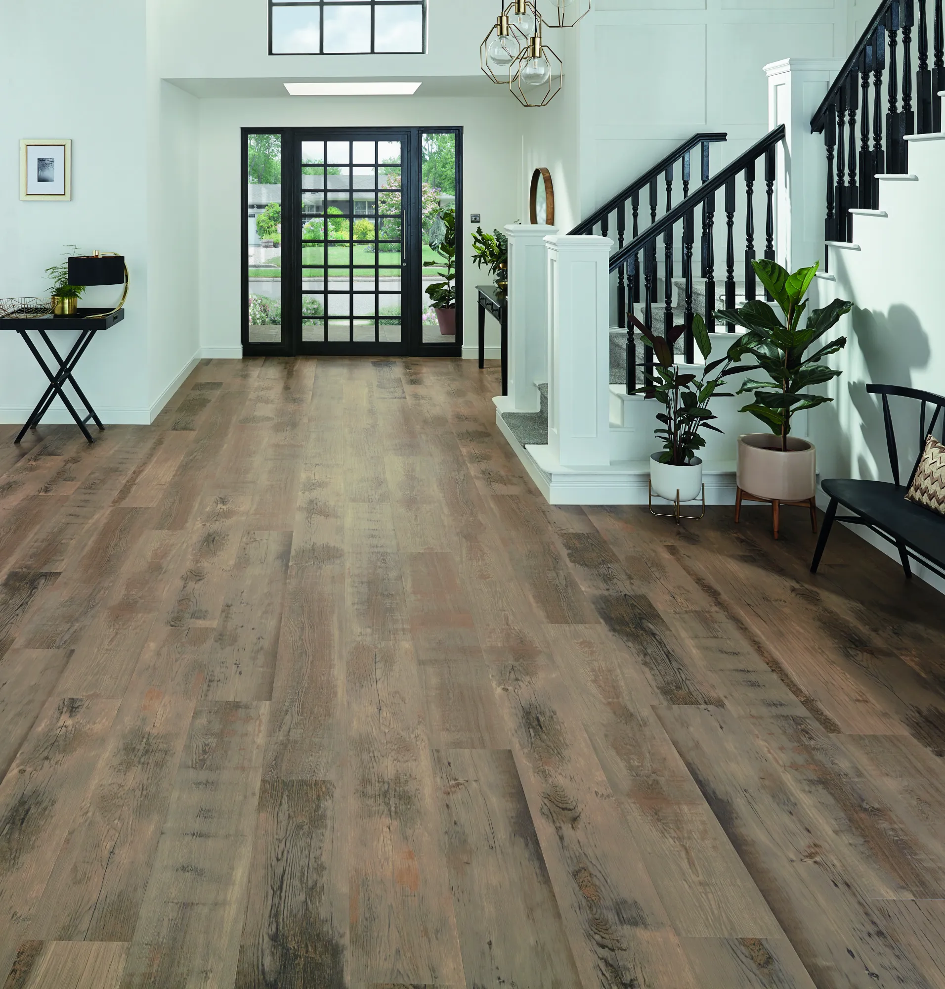 Weathered American Pine Hallway